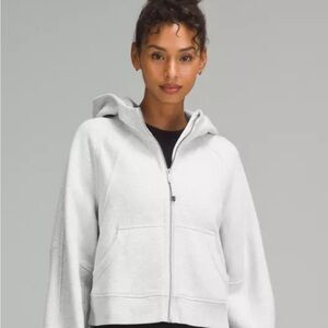 Lululemon grey scuba full zip hoodie size 6